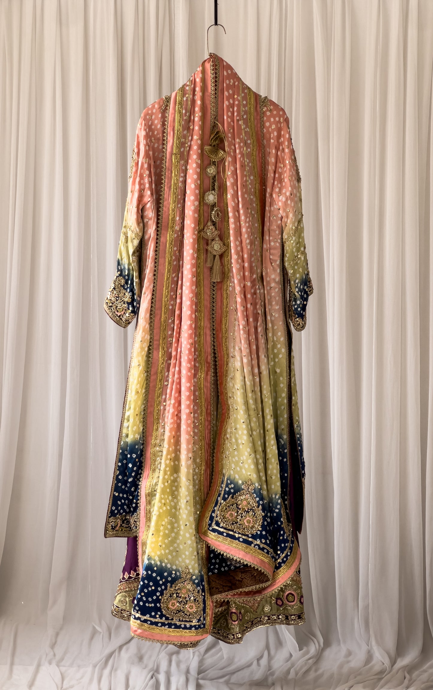 Yusra - Peach Chunri