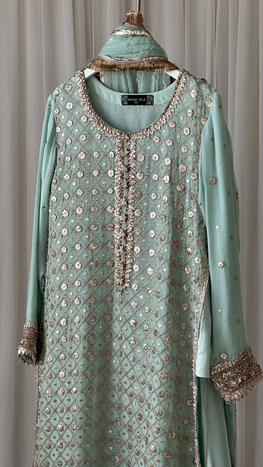 Gottay Ke Phool - Light Blue