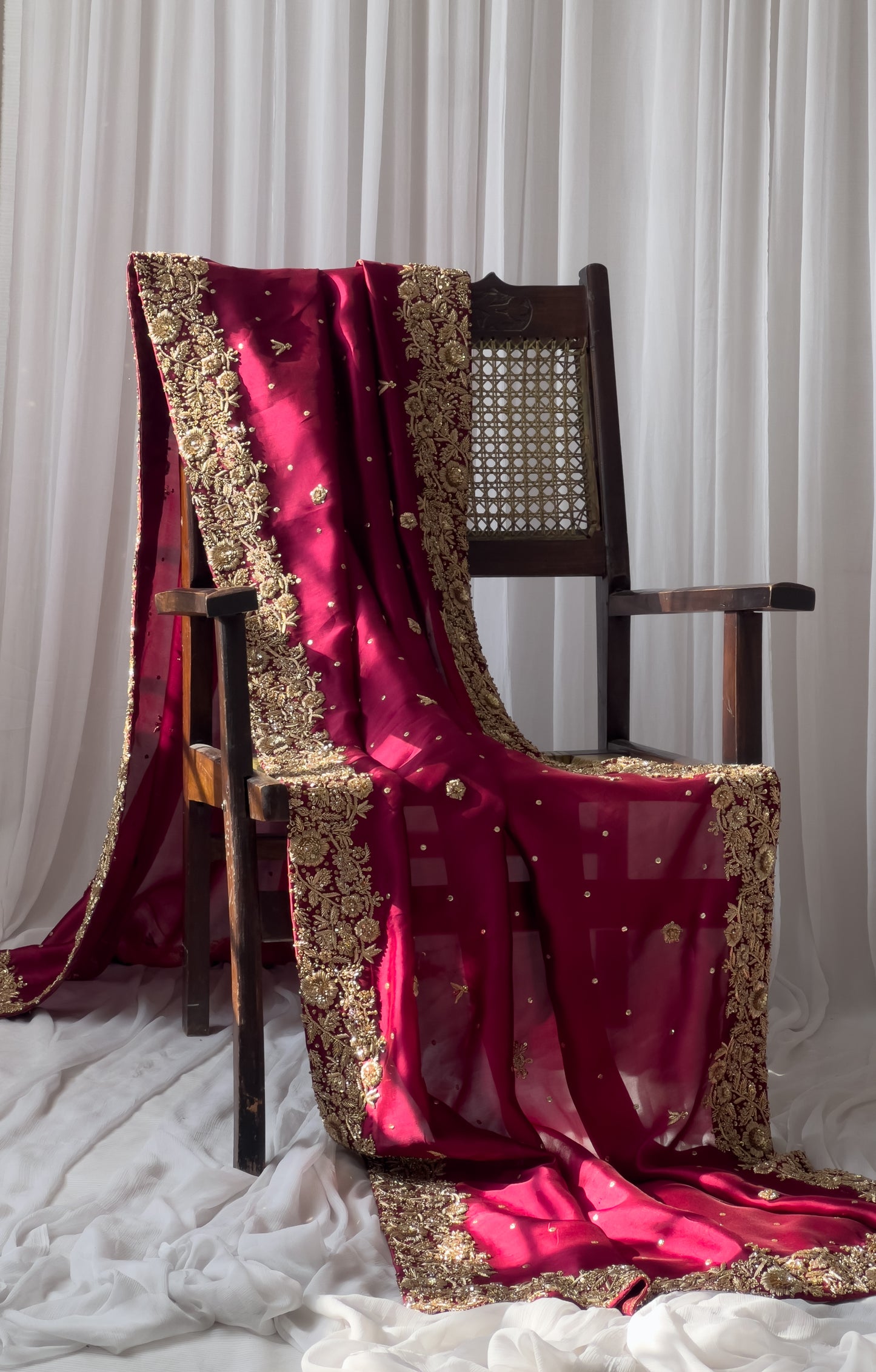 Safa Bridal Red Dupatta