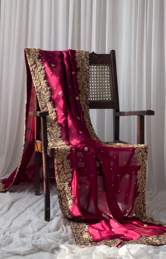 Safa Bridal Red Dupatta