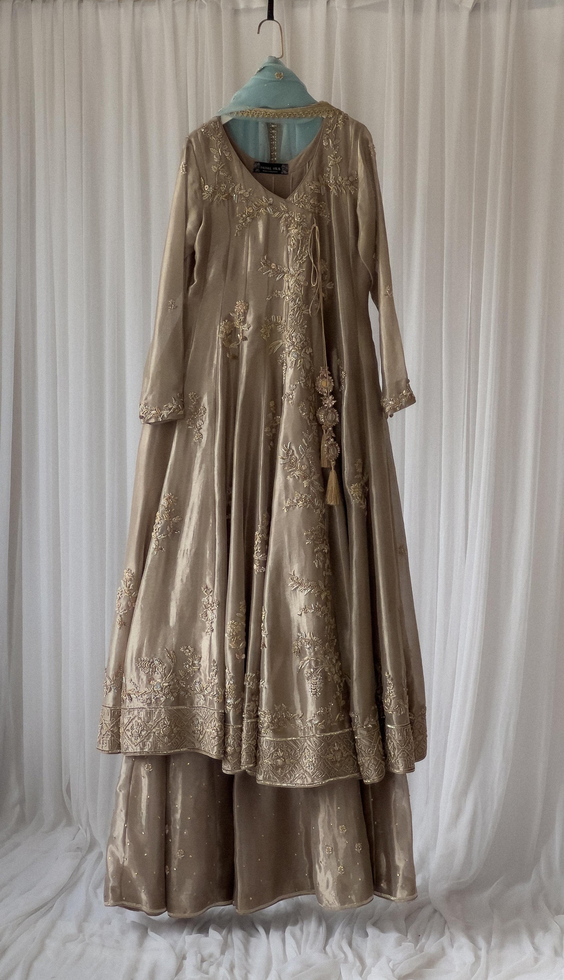 Dil Ki Kitaab - Light Taupe Faisal Silk Dil Ki Kitaab - Light Taupe Faisal Silk