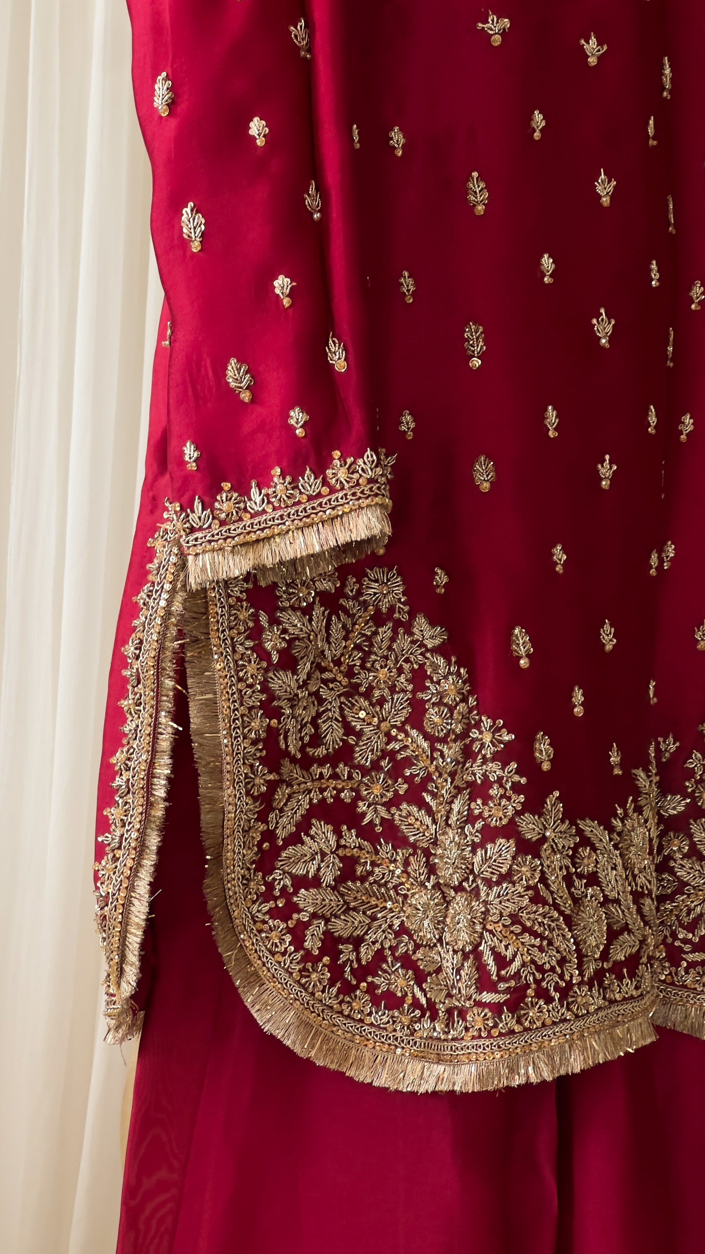 Alishba - Crimson Maroon