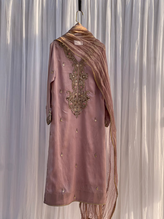 Hazuri Bagh - Pale Mauve